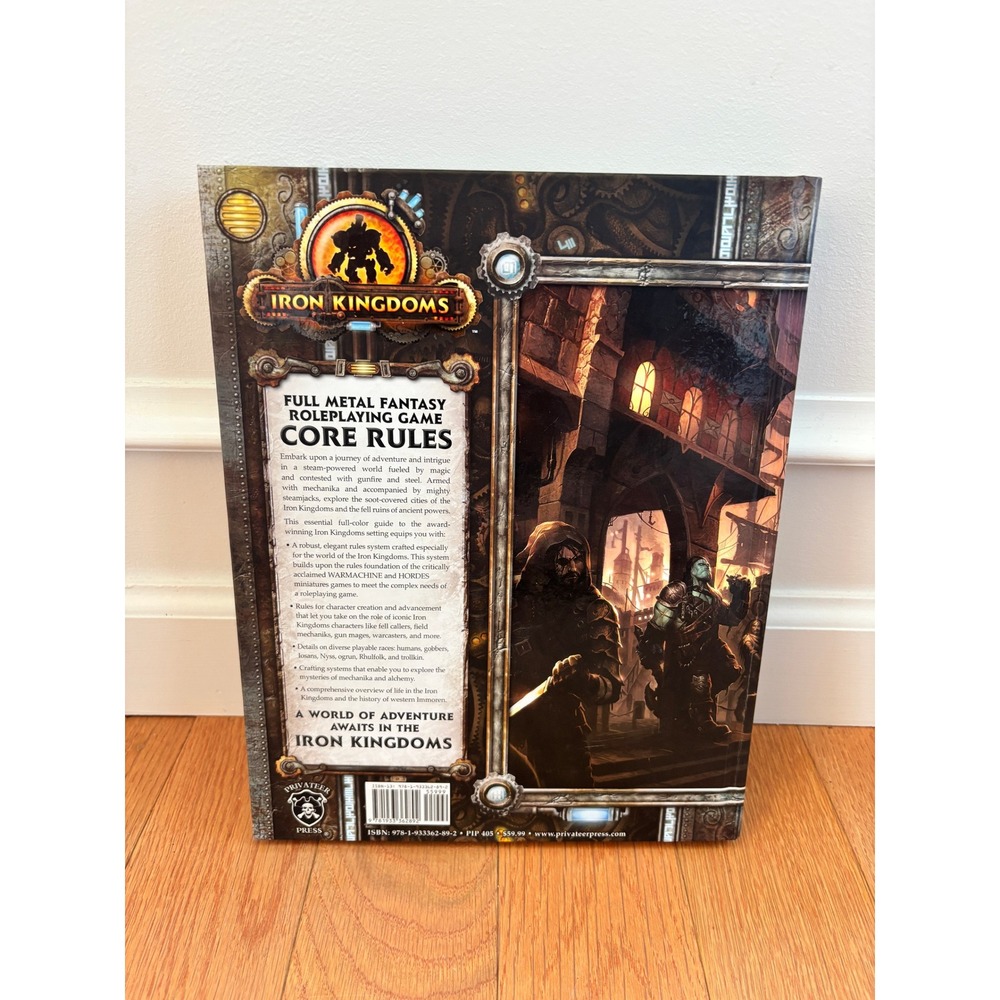 Privateer Press Iron Kingdoms RPG Core Rules Hardcover Full Metal Fantasy EUC - Picture 3 of 4